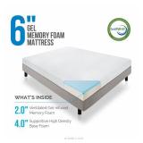 6" GEL MEMORY FOAM MATTRESS