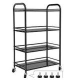 SONGMICS 4-TIER STORAGE CART(NOT ASSEMBLED)