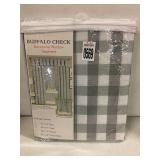 BUFFALO CHECK DECORATIVE WINDOW TREATMENT 42X84"