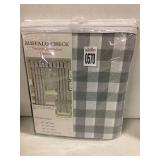 BUFFALO CHECK DECORATIVE WINDOW TREATMENT 42X84"