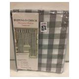 BUFFALO CHECK DECORATIVE WINDOW TREATMENT 42X84"