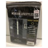 MODERN LIFESTYLES BLACKOUT GROMMET PANEL 40X84"