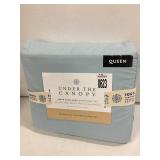 ORGANIC COTTON PERCALE SHEET SET QUEEN