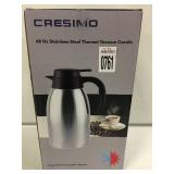 CRESIMO STAINLESS STEEL THERMAL VACUUM CARAFE