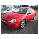 2002 CHRYSLER NEON 92080 KMS