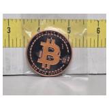 Bitcoin Design Copper Collectible Coin
