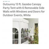 Outsunny 13 Ft Gazebo Party Tent
