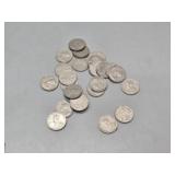 25 Canada Nickels 1922-1936