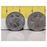 1977 Silver Jubilee Crown Coins