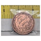 Copper Pirate-themed Collectible Coin
