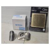 Moen Handle Kit & Qm Lagos Drain Cover