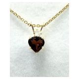 10kt Yellow Gold Natural Garnet (0.93ct) And