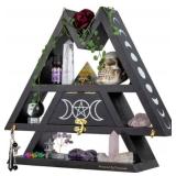 Pracaniz Crystal Shelf, Black