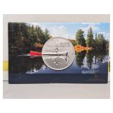 2011 Canada $20 .9999pure Silver Canoe Coin