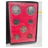 1971 British Coin Set In Case