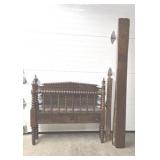 Wood Spindle Full-size Bed Frame