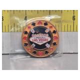 Las Vegas Fine Copper Collectible Coin