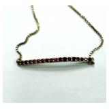 Gold Plated Sterling Silver Natural Enhanced Ruby