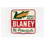 BLANEY HI-POTENTIALS EMBOSSED TIN SIGN