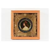 1905 COCA-COLA VIENNA ART PLATE IN SHADOWBOX FRAME