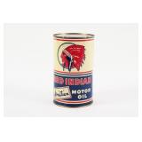RED INDIAN AVIATION MOTOR OIL IMPERIAL QUART CAN