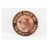 RIGGIN'S SINCE 1911 PAINTED METAL SIGN