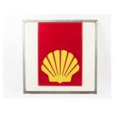 SHELL CLAMSHELL LEXAN LIGHTED SIGN PANEL