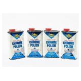 FOUR SUNOCO CHROME POLISH 8 OZ CANS