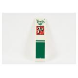 7UP 'FRESH UP' TIN DOOR PULL SIGN
