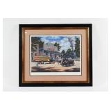 SIGNED PAULA RENFROE ' ALL ABOARD' PRINT