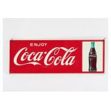 1960'S ENJOY COCA-COLA TIN SIGN