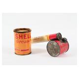 SHELL POUND GREASE CAN AND SHELLTOX SPRAYER
