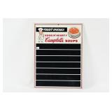CAMPBELL'S SOUP TIN MENU CHALKBOARD