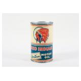 RED INDIAN AVIATION MOTOR OIL IMPERIAL QUART CAN