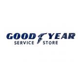 GOODYEAR SERVICE STORE PORCELAIN SIGN W/ WINGFOOT