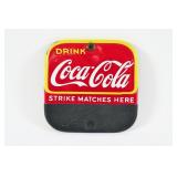1930'S DRINK COCA-COLA PORCELAIN MATCH STRIKE