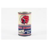RED INDIAN AVIATION MOTOR OIL IMPERIAL QUART CAN