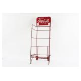 COCA-COLA  WIRE ROLLING BOTTLE RACK