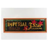 EARLY IMPERIAL THREE STAR TIN DEALER SIGN