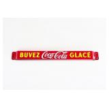 1953 FRENCH BUVEZ COCA-COLA GLACE PORC. PUSH BAR