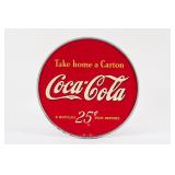 1940'S COCA-COLA DOUBLE SIDED TIN RACK SIGN