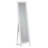 Kings Brand White Finish Wood Frame Floor Standing