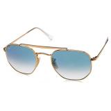 Ray-Ban RB3648 001/3F Non-Pol Sunglasses- Gold/Blu