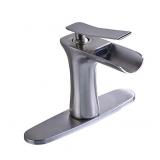 Votamuta Deck Mounted Bathroom Waterfall Spout Ves