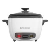 BLACK+DECKER 2-in-1 Rice Cooker and Food Steamer-