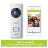 Uniden U-Bell WiFi Video Doorbell- 4 Color facepla