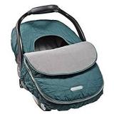 JJ Cole Baby Car Seat Cover- Teal Fractal