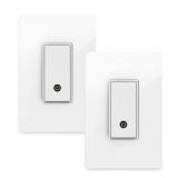 WeMo F7C030-BDL in-Wall Smart Switch- No Hub Requi