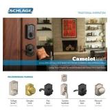 Schlage BE469NXCAM619 Camelot Touchscreen Deadbolt