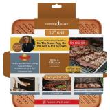 Copper Chef 12" Grill with Stainless Steel